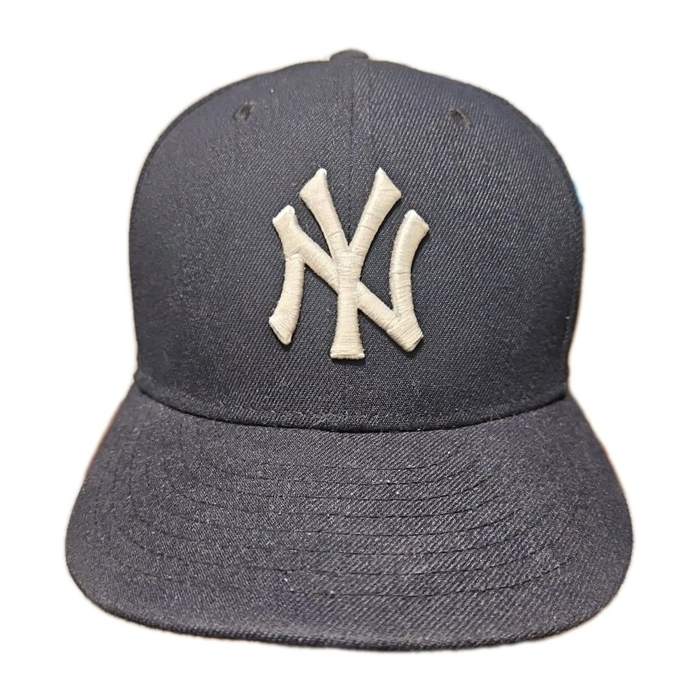 New York Yankees Hat New Era Cap7 Black White Onfield59Fifty Fitted Baseball MLB